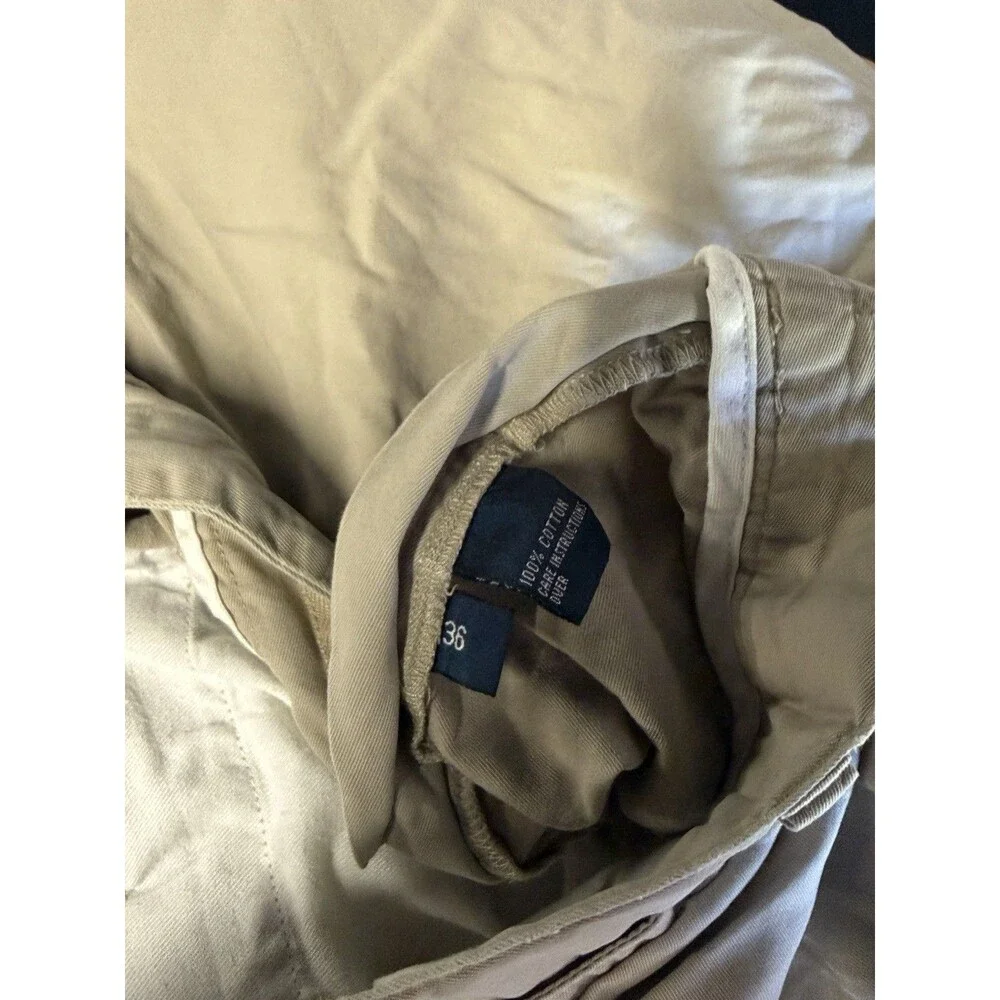 Polo Ralph Lauren Mens Brown Chino Shorts Size 36 100% Cotton
